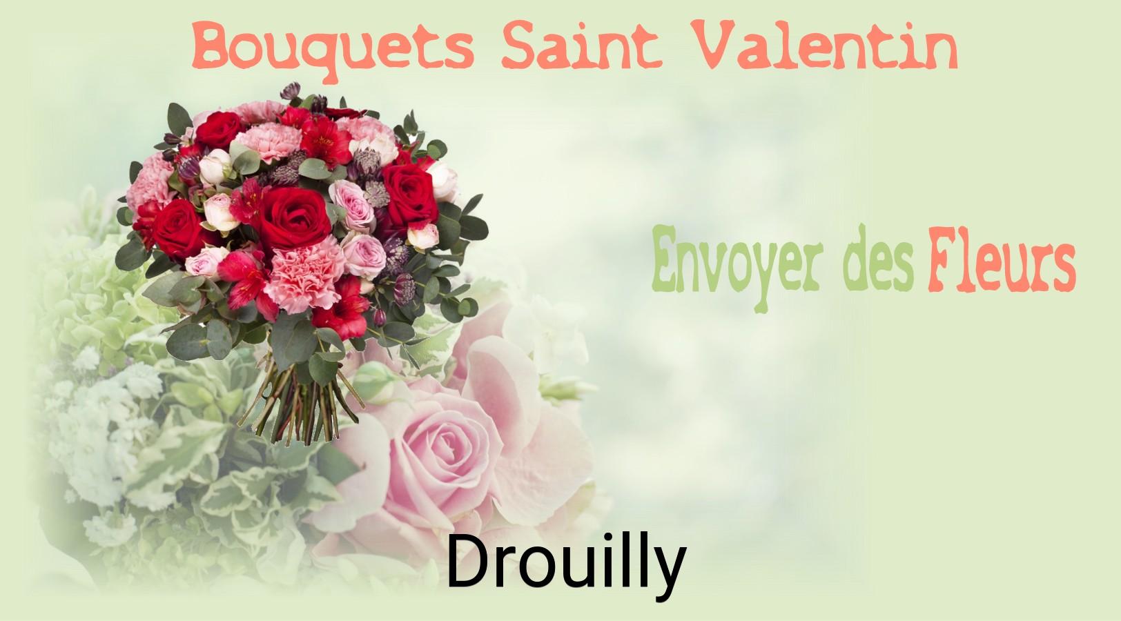 Roses de Saint-Valentin livrées à Drouilly